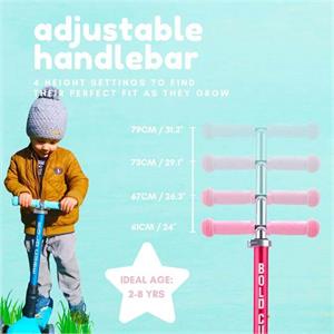 BOLDCUBE - Unicorn - Teeny Foldable 3 Wheel Scooter